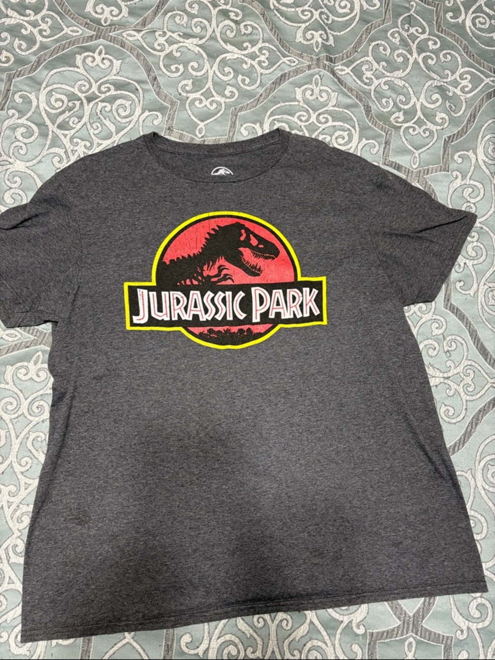 Jurassic Park Graphic Short-Sleeve Tee - Charcoal